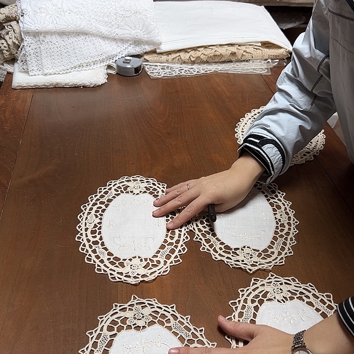 毛绒亚麻棉053-12片20/30椭圆本