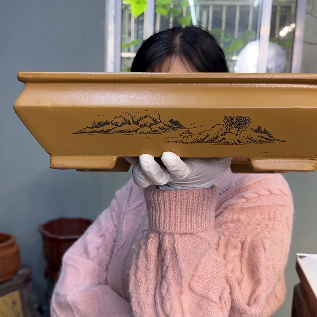 紫砂花盆紫砂口径32