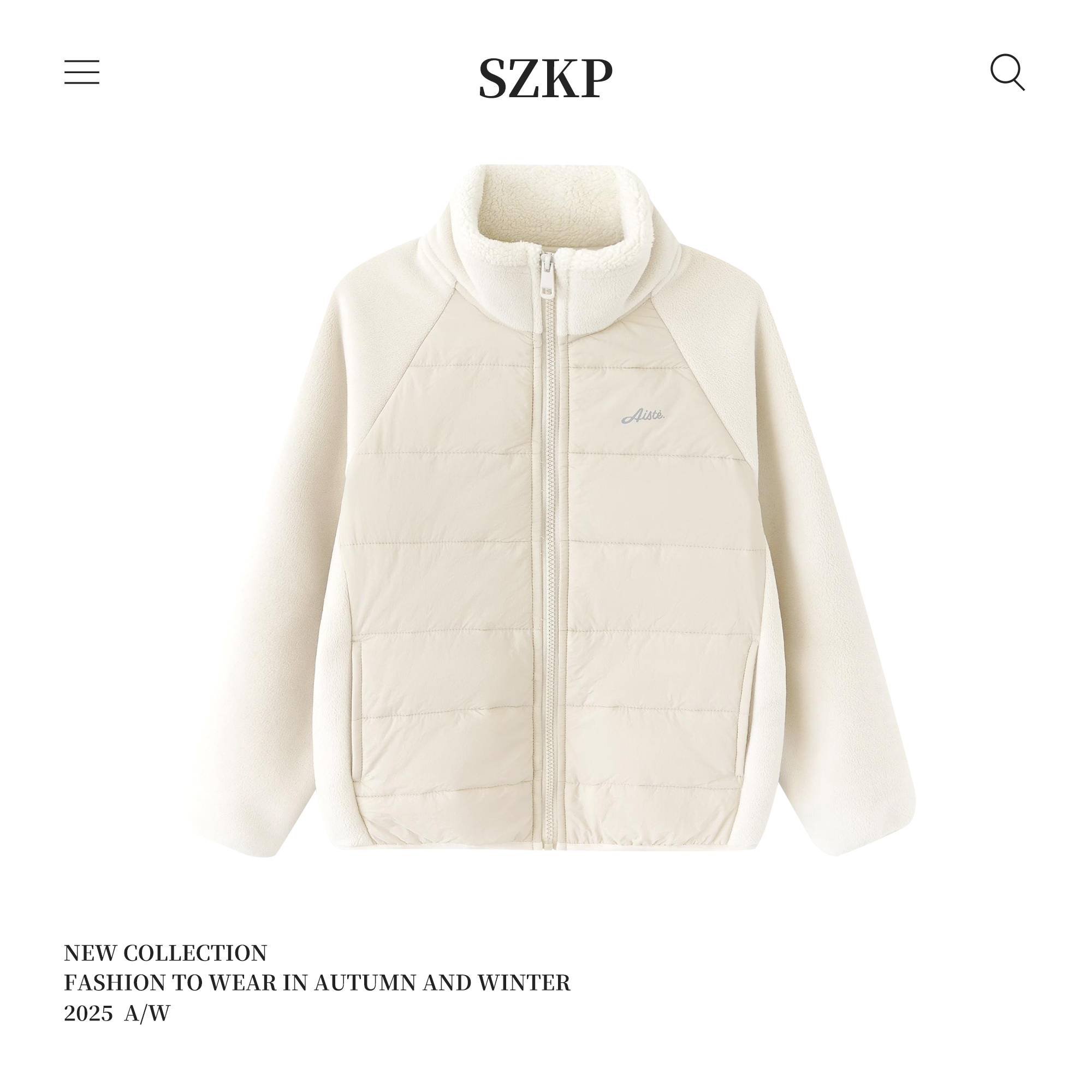 SZKP冬季新款女童加绒保暖上衣中大童休闲儿童加厚外套BGYD556600