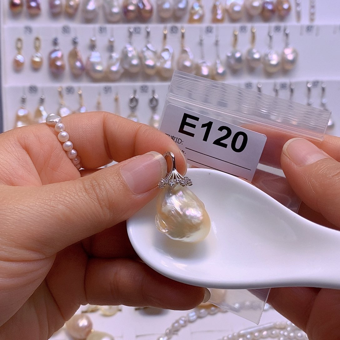 淡水珍珠颈饰银S925镶嵌