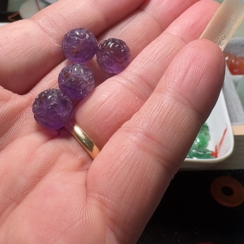 石英质玉手链合金龙*韵