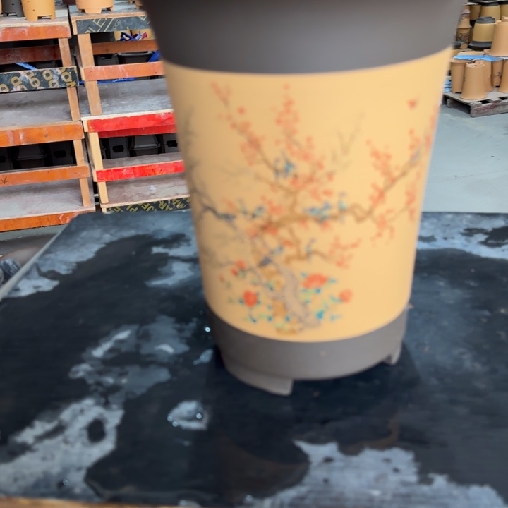 紫砂花盆包邮破损