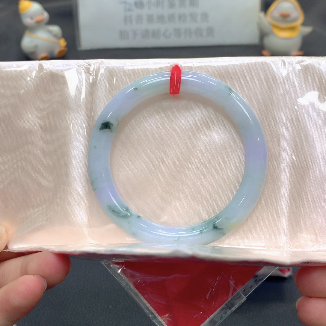 翡翠未镶嵌手镯53圆