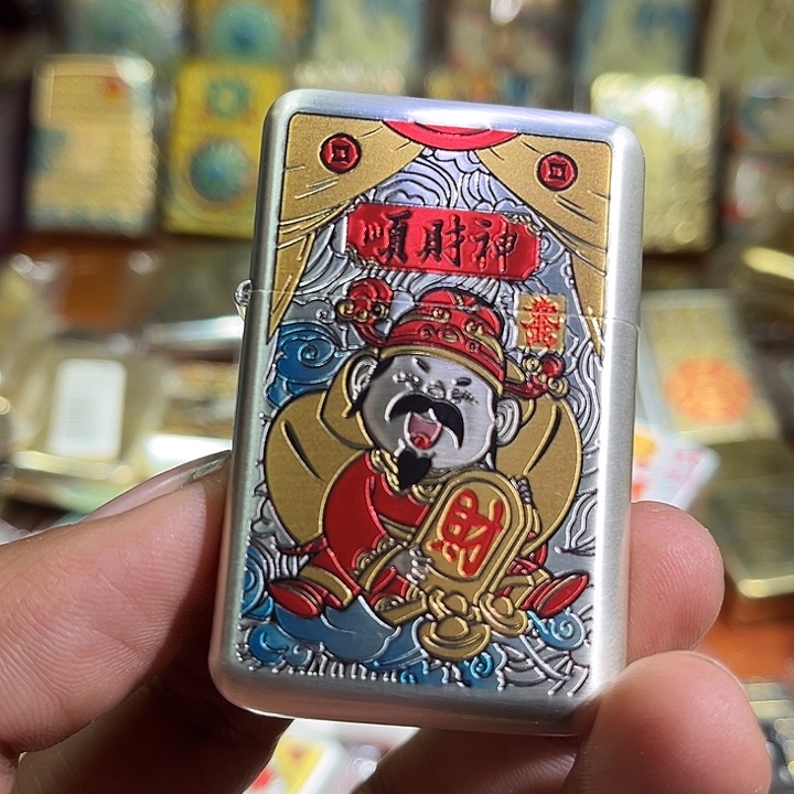 纯铜佐罗790银拉丝顺财神