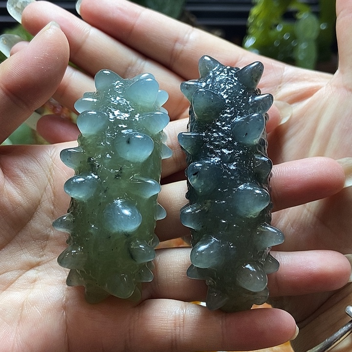 合金透闪石-蛇纹石玉珠宝奇石