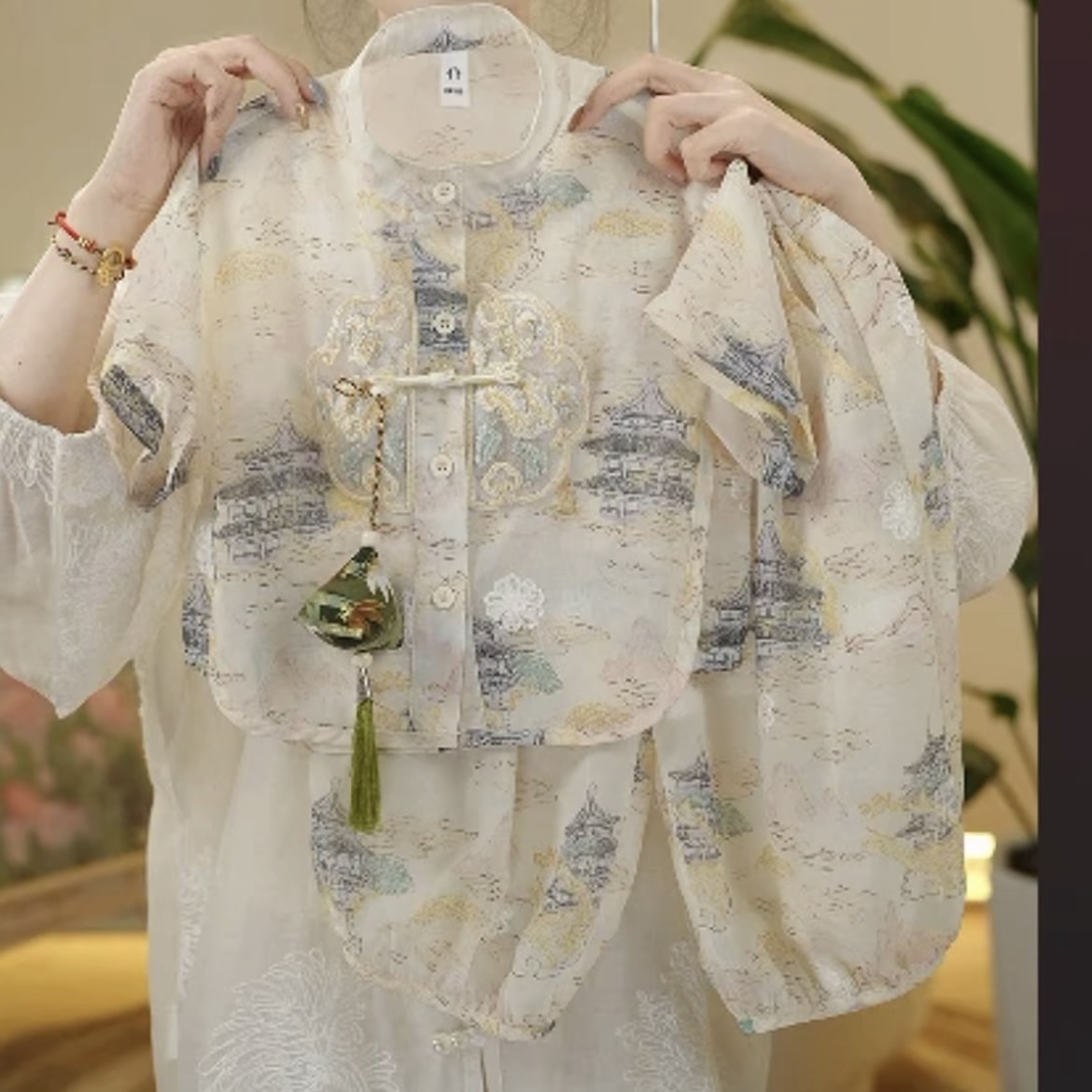 2025清凉版新中式夏季新款汉服设计师款国风套装