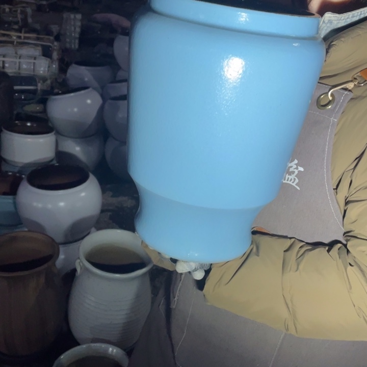 紫砂花盆口20高34正品正品