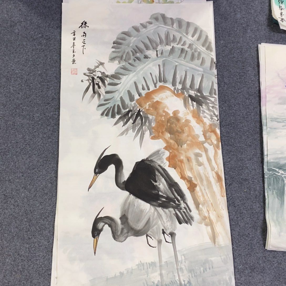 国画尺寸100✖️50三尺画画画