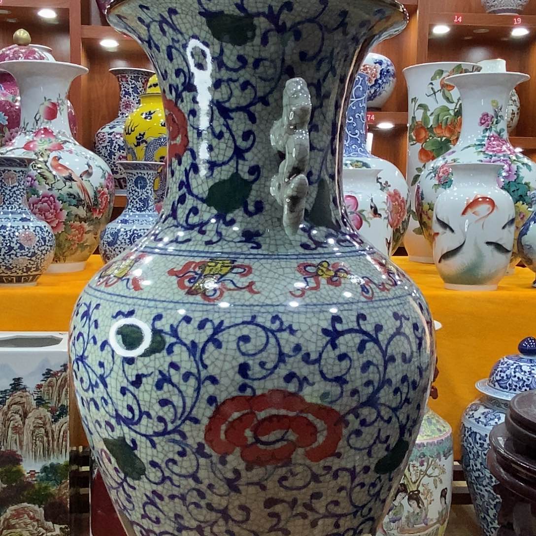 摆件d****1景德镇陶瓷赏瓶