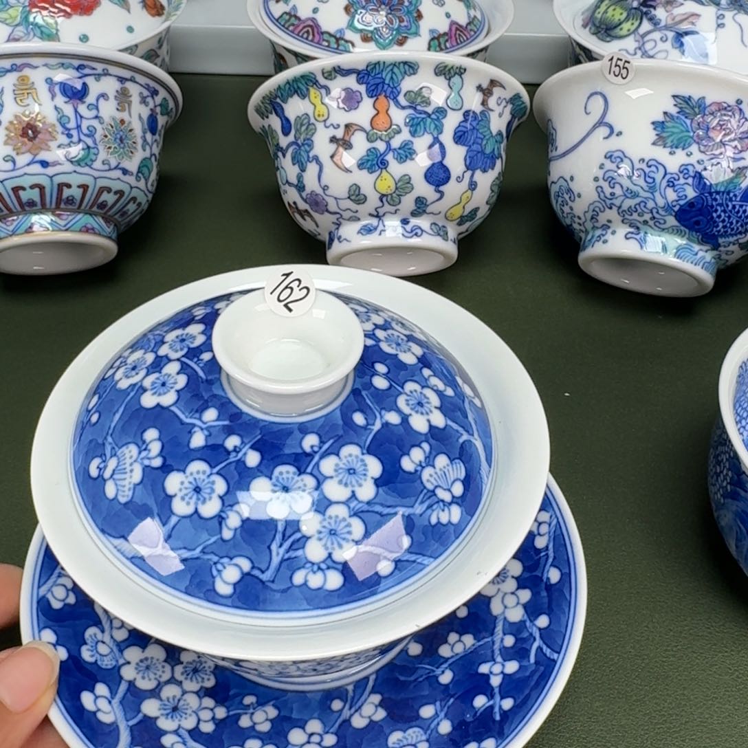 沙沙手工手绘茶具162