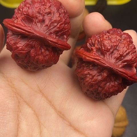 文玩核桃把件41尺麒麟狮子