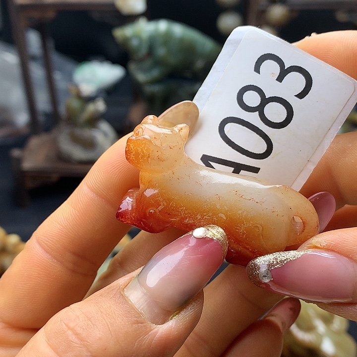 和田玉未镶嵌车挂