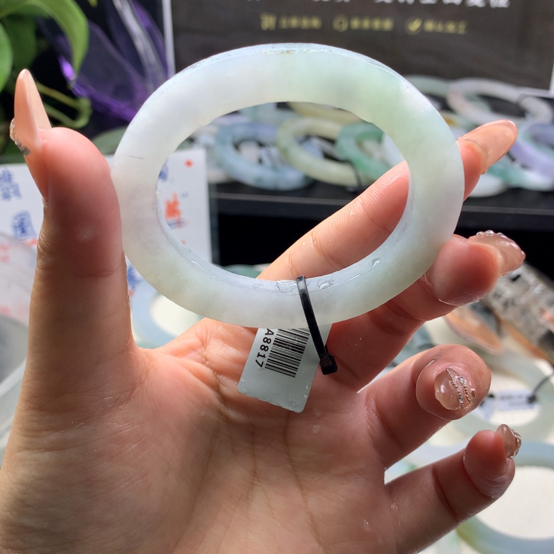 定制翡翠玉恒未镶嵌50/55 贵妃 宽6 