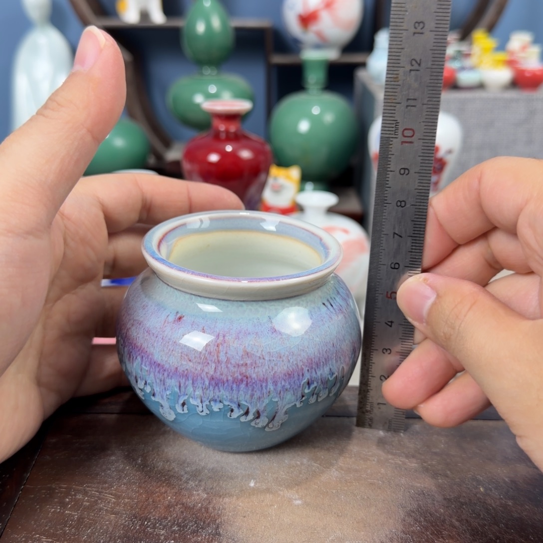 陶瓷手工小花器摆件