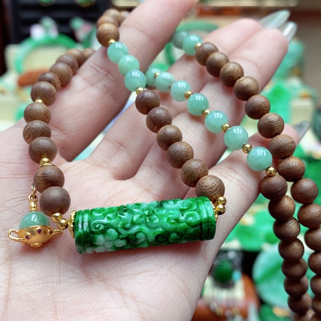 颈饰未镶嵌翡翠翡翠吊坠