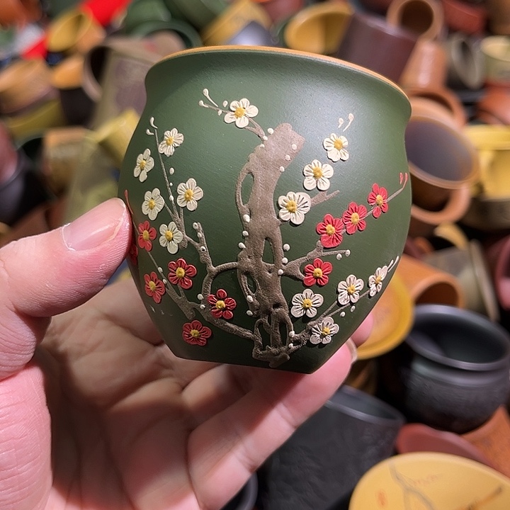 紫砂茶杯全手工紫砂主人杯