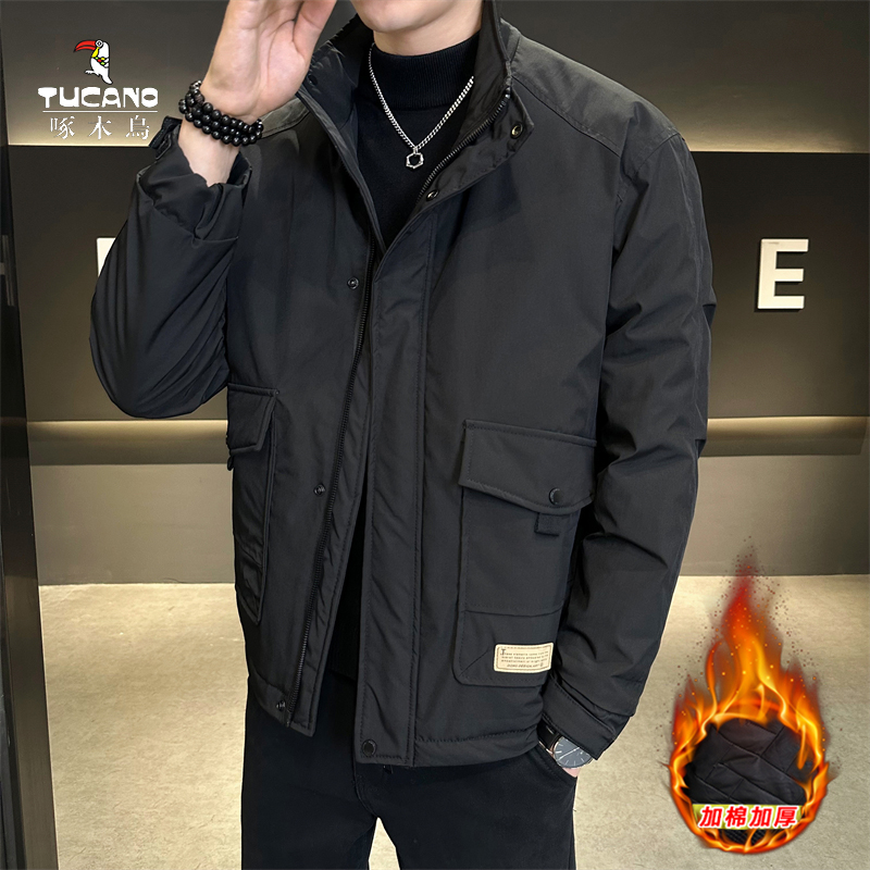 TUCANO/啄木鳥2024新款男士立领工装夹克时尚百搭潮流帅气外套
