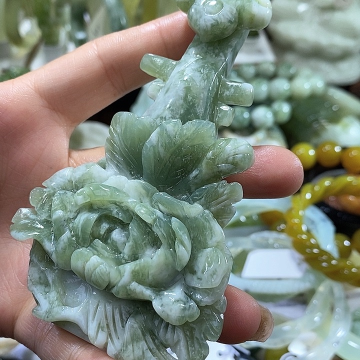 岫玉岫玉手把未镶嵌