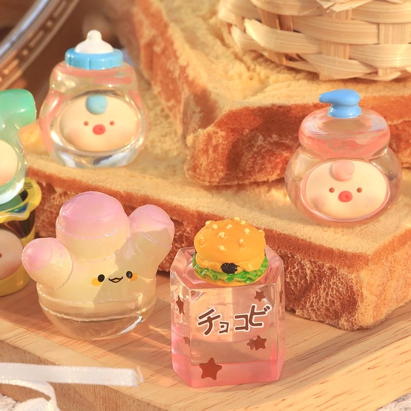 【拆盒】踩萌粒正品潮玩盲盒手办公仔