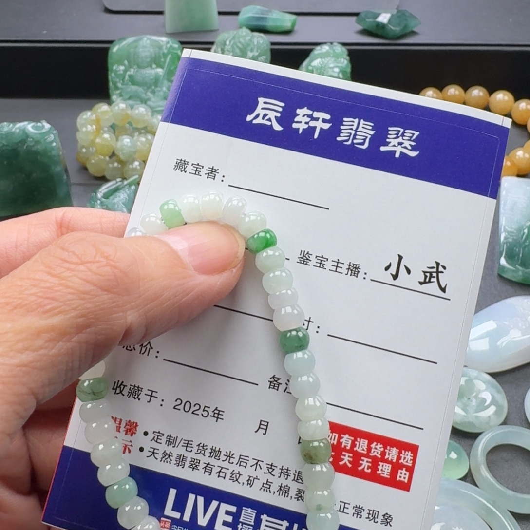 翡翠未镶嵌颈饰     9999