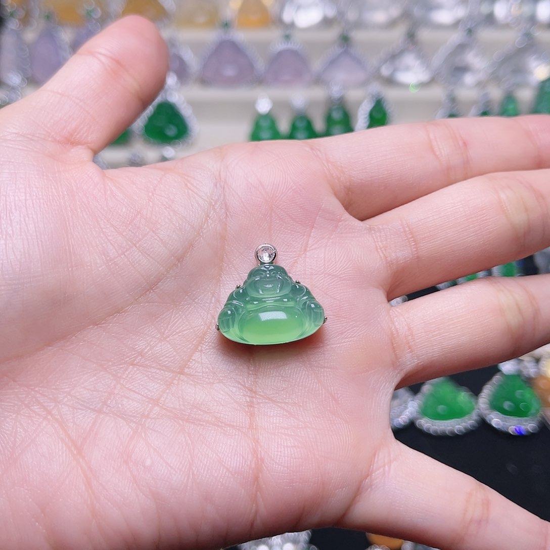 玛瑙/玉髓颈饰银S925镶嵌树*