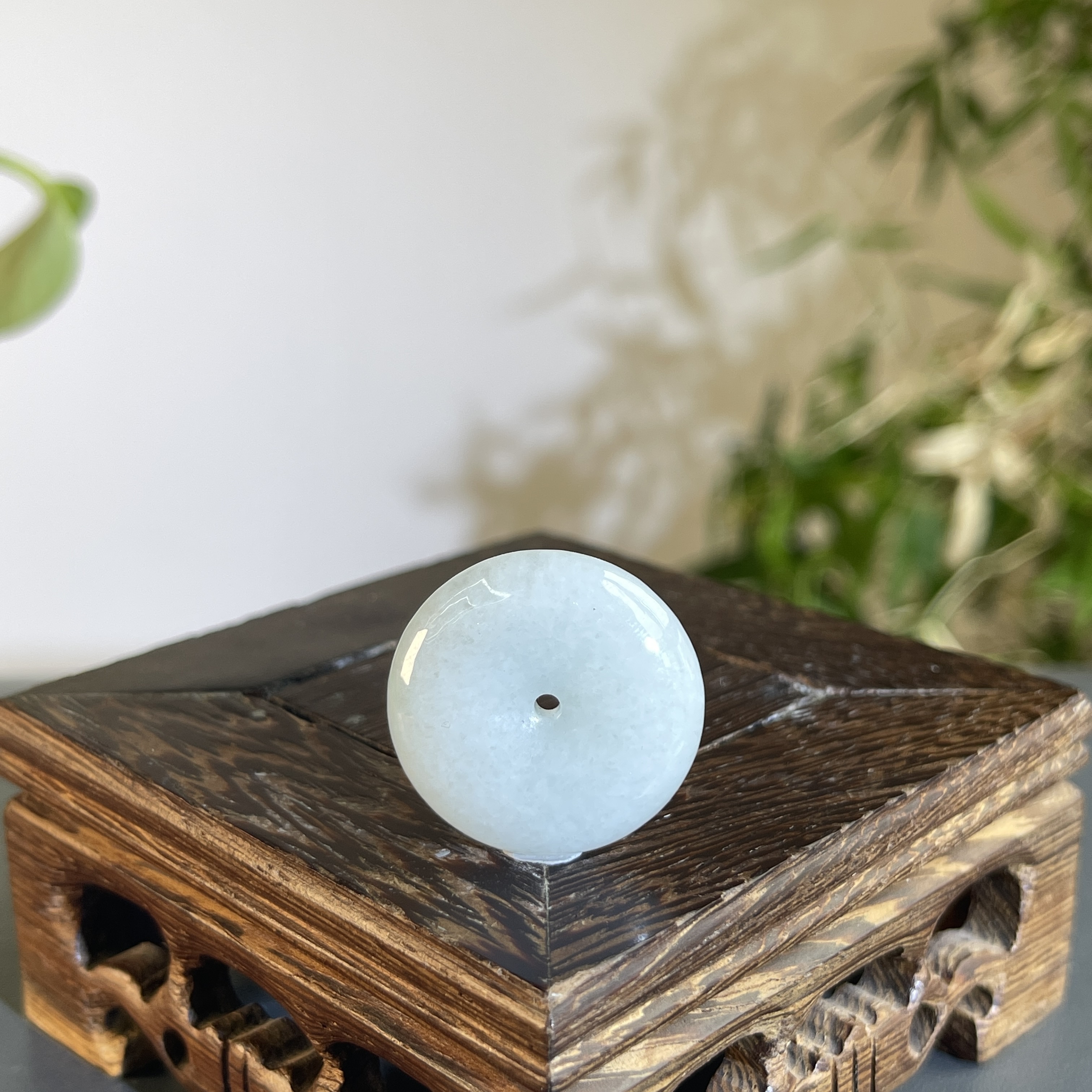 JCB17-010    天然缅甸A货翡翠   平安扣