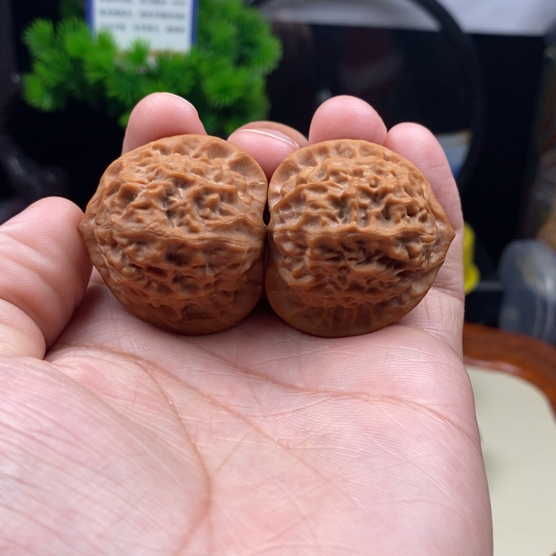 文玩核桃把件瓷娃娃38精对