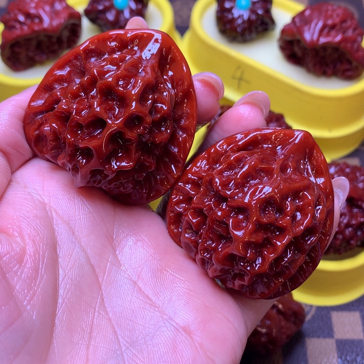 文玩核桃把件帝王46