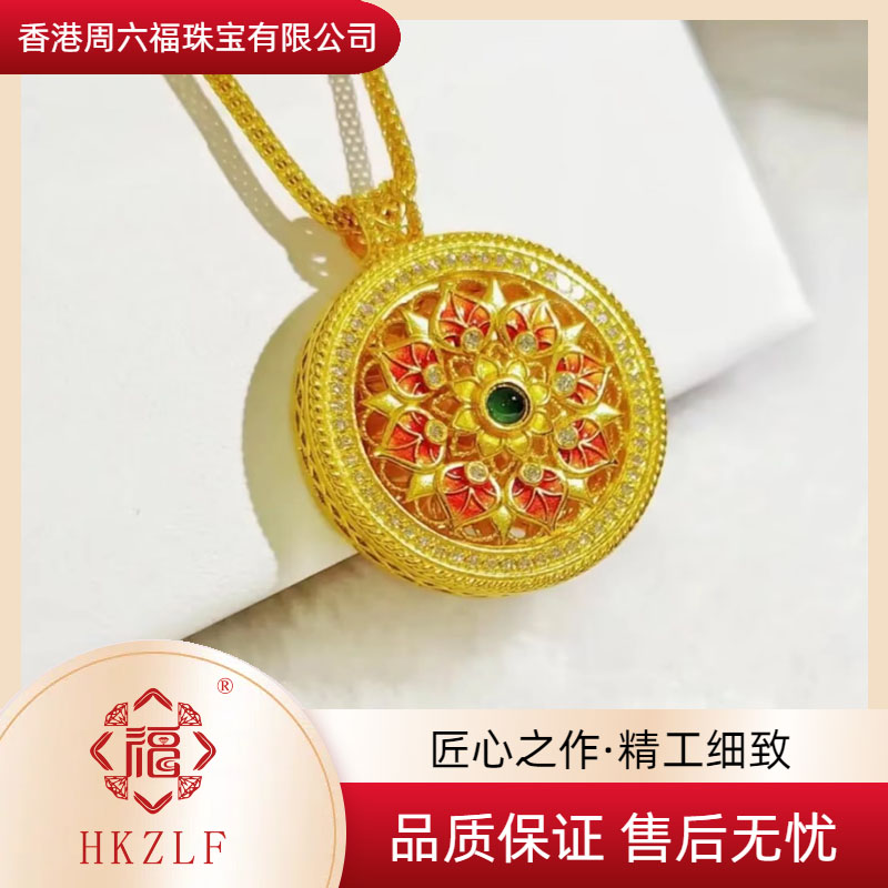 新中式百搭八宝罗盘项链ZD1200