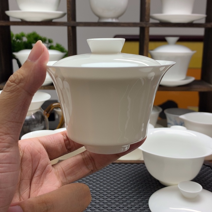 ?*z二才马蹄盖碗，盖下150ml，满水180ml