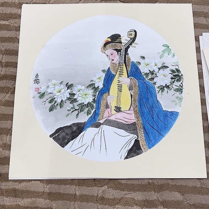 国画花鸟的翅膀和翅膀是50.50