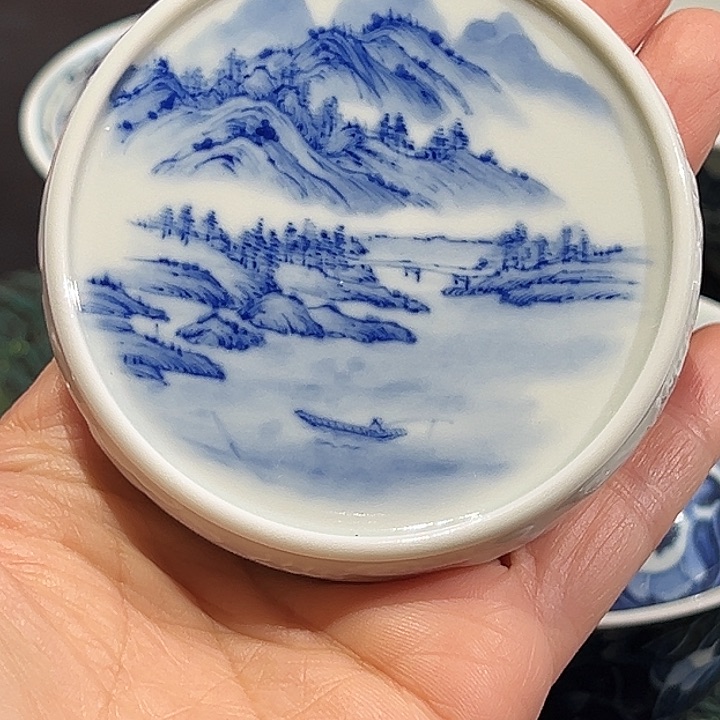 微瑕怡琅柴窑手工手绘真柴窑