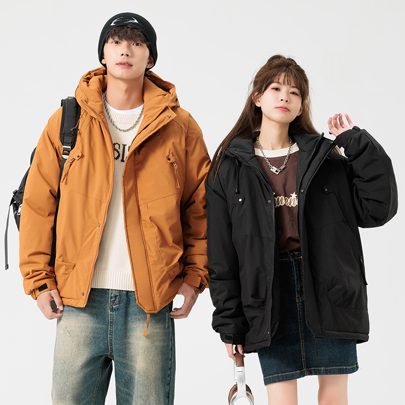 890情侣款户外冲锋棉衣冬季加厚保暖休闲连帽棉服外套