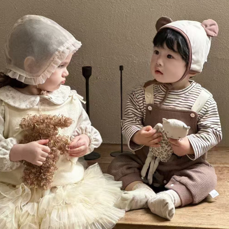 白色卫衣简约保暖秋衣裤排湿吸汗婴童居家