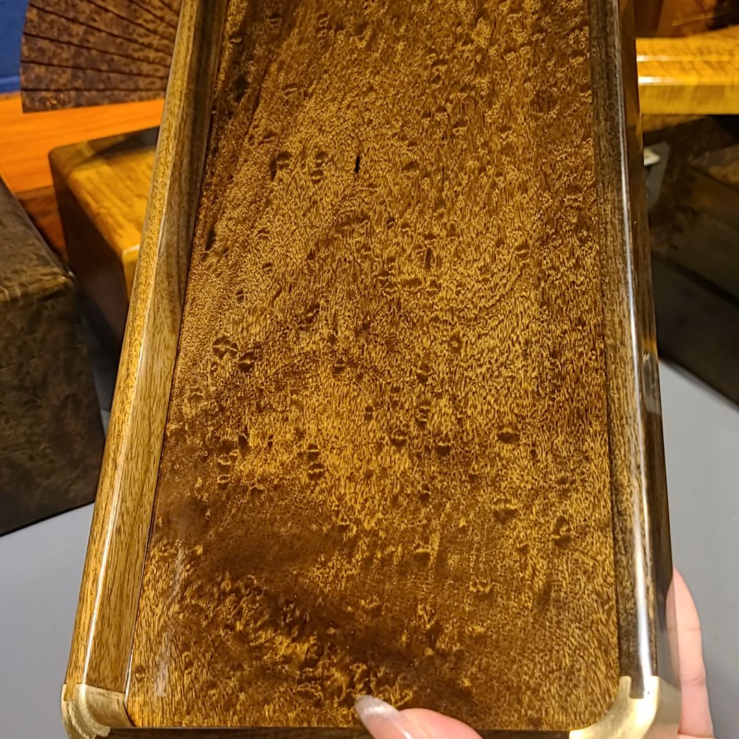 楠木李*熊37-18-小叶桢楠乌木金丝楠文承盘