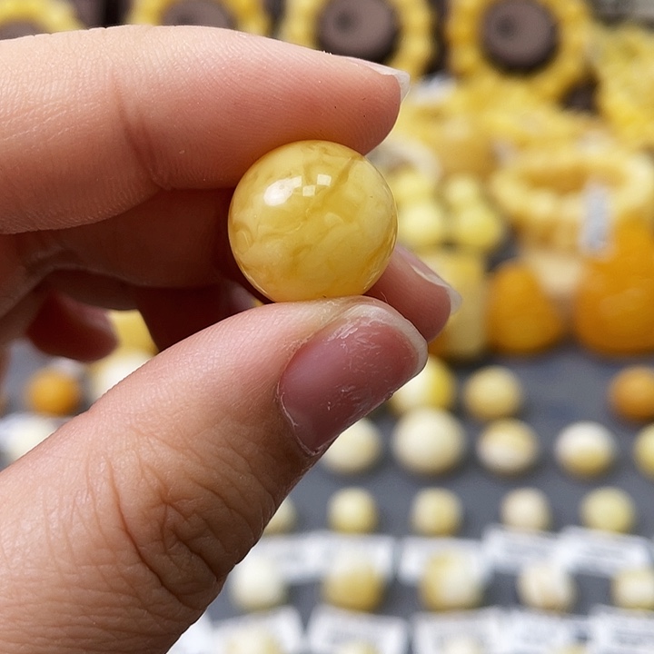 琥珀珠宝奇石未镶嵌15➕瑕疵