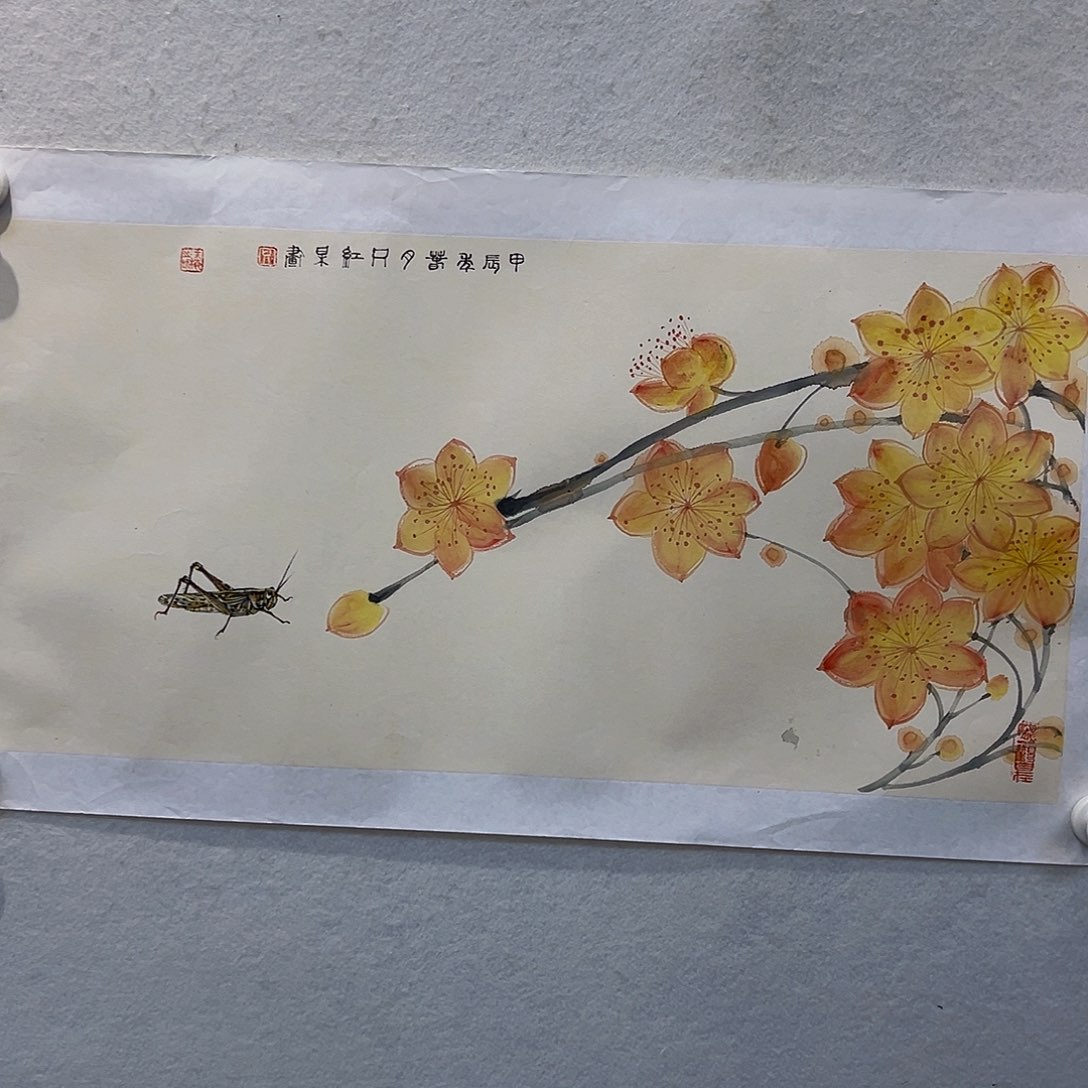 国画只红梅只红梅只红梅