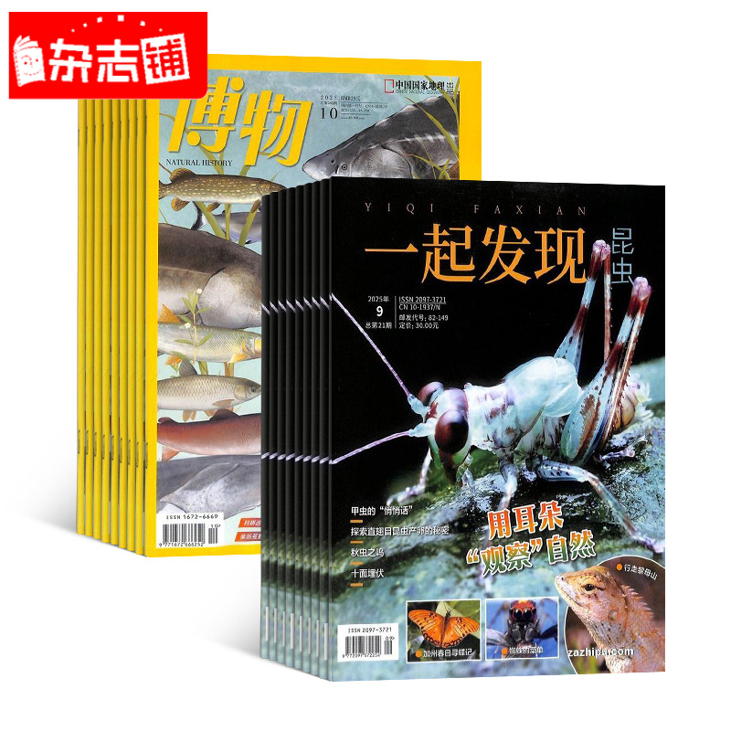 【一起发现昆虫组合自选】+博物/意林少年版/环球科学/读者