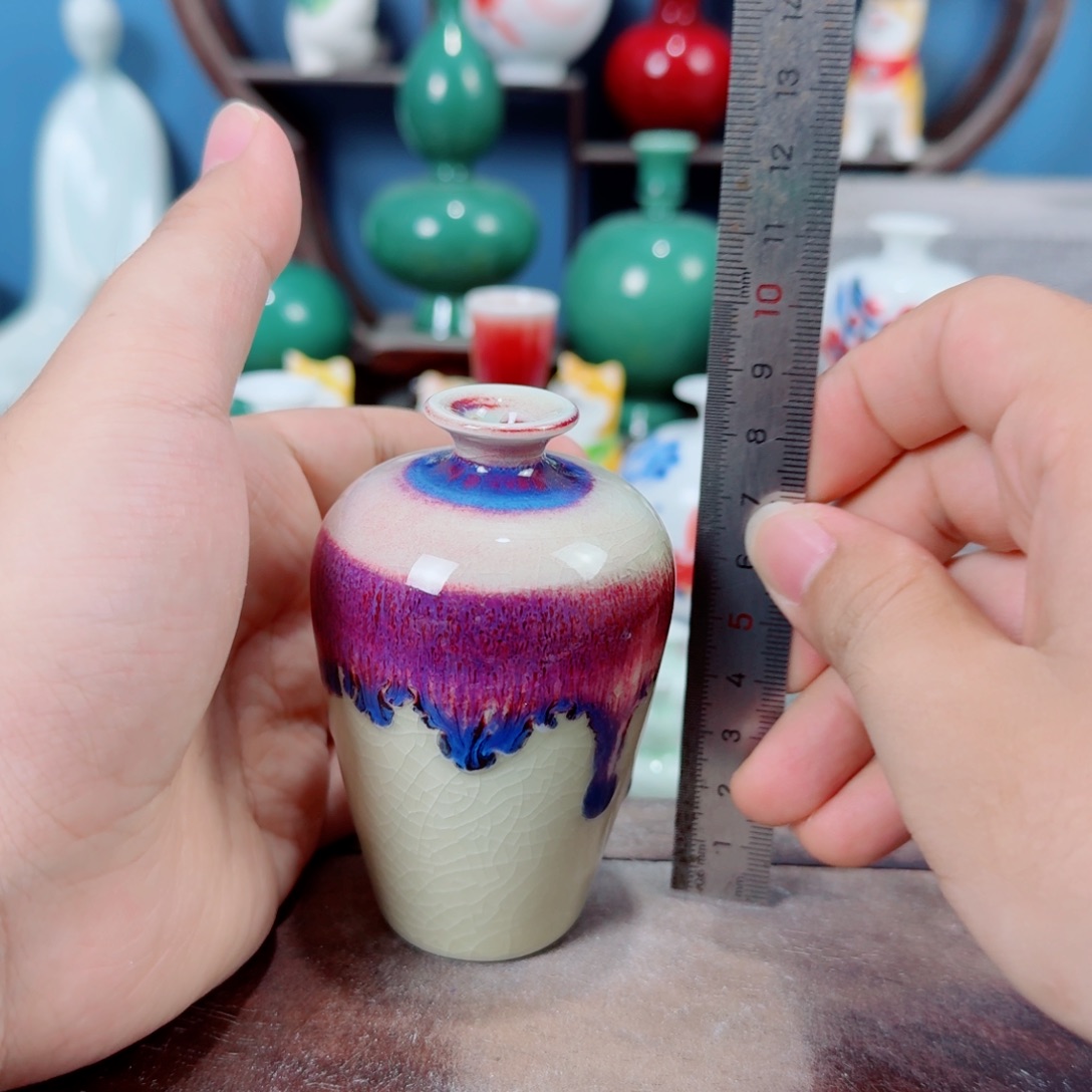 陶瓷手工小花器摆件