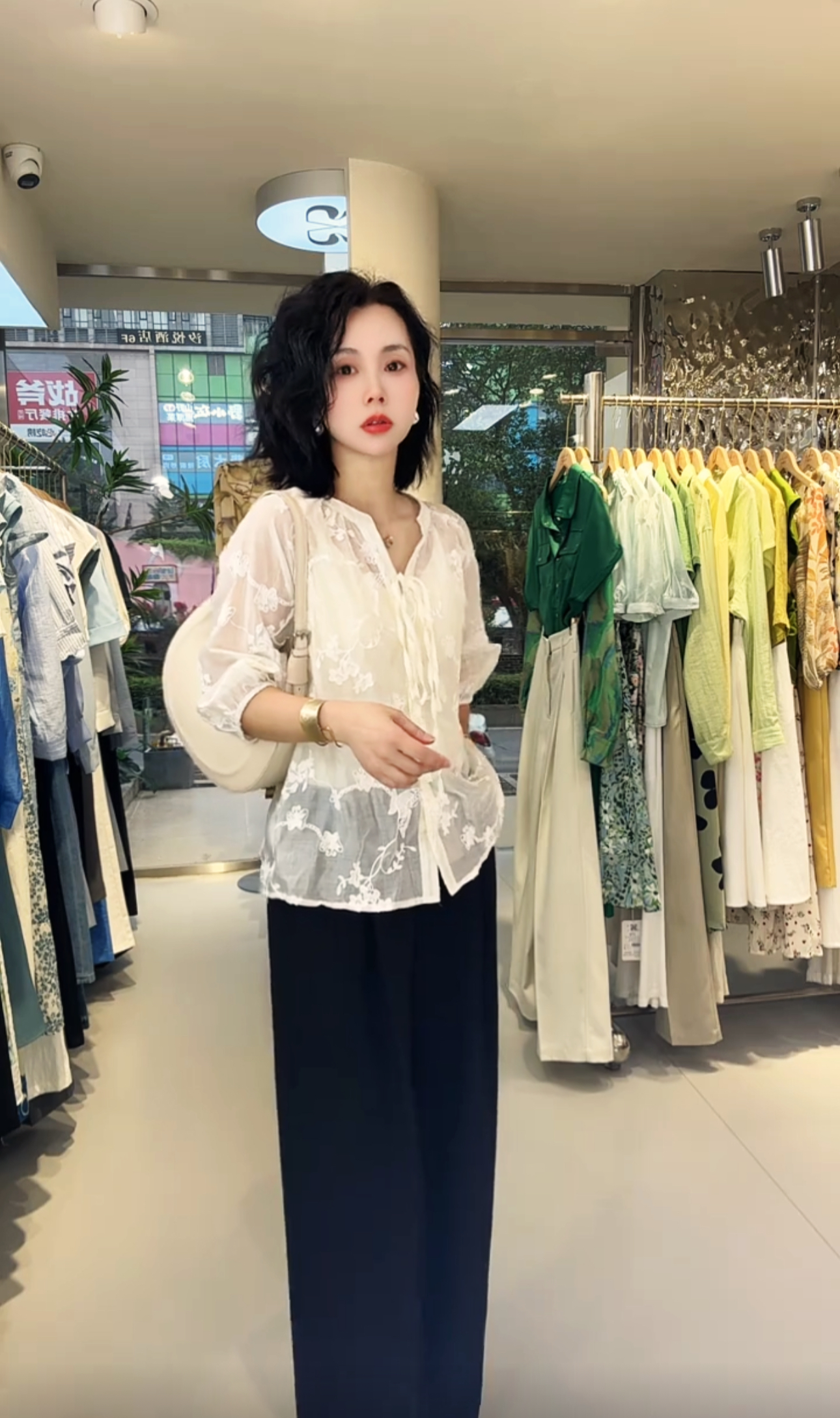 546*夏季新款亚麻显瘦阔脚裤