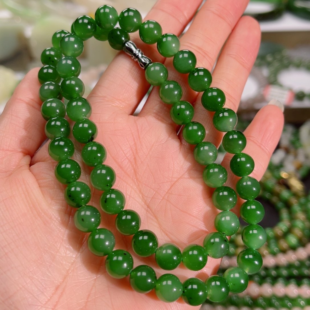 和田玉颈饰未镶嵌哇*咔