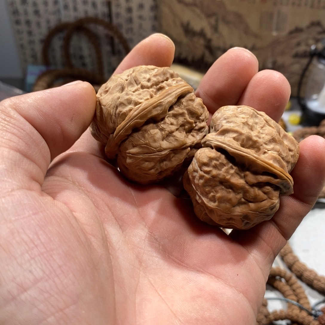 青***口把件桃核40蛤蟆头