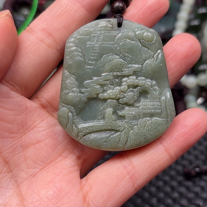 和田玉颈饰未镶嵌