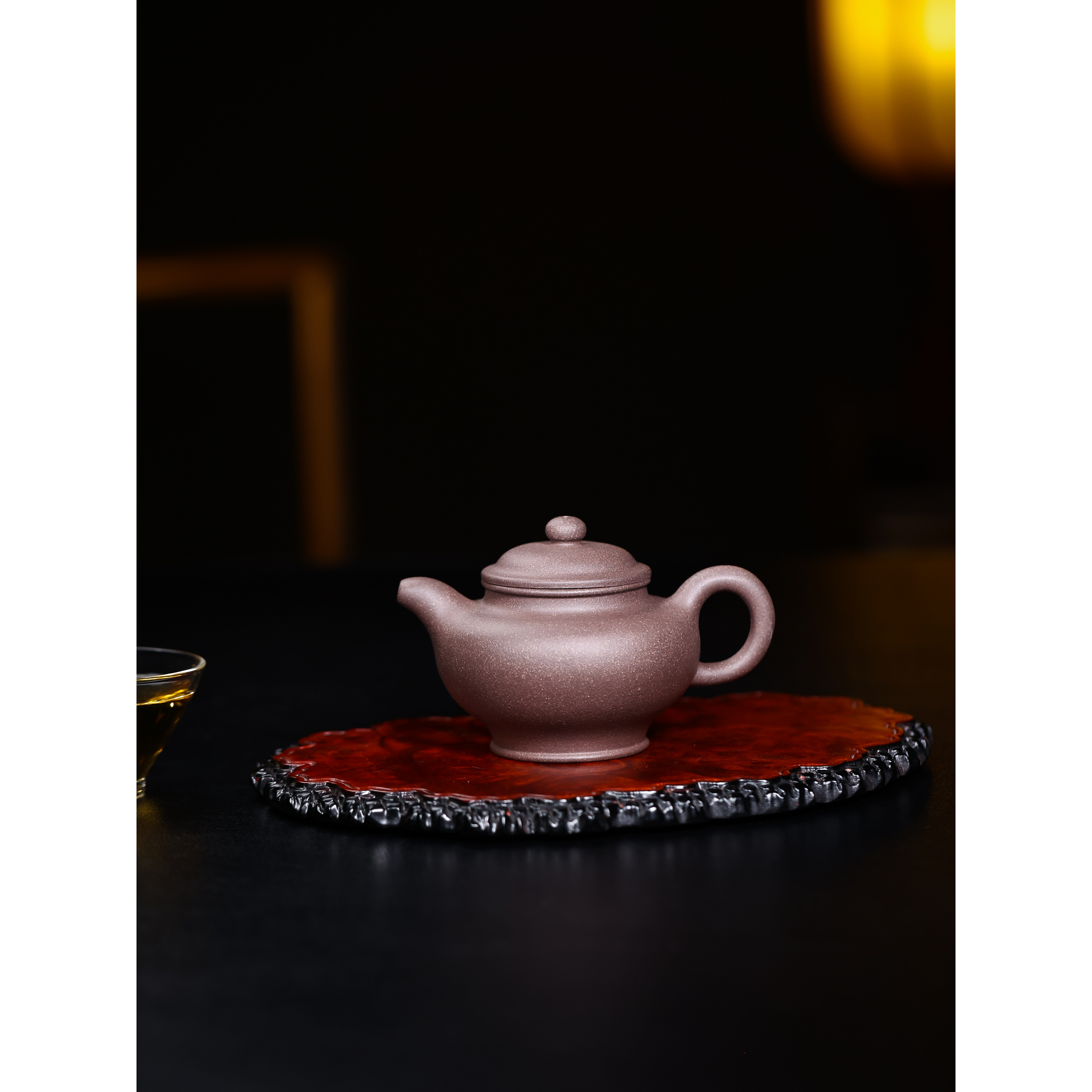 李丹 掇只壶 天青 容量200cc正宗宜兴原矿手工壶