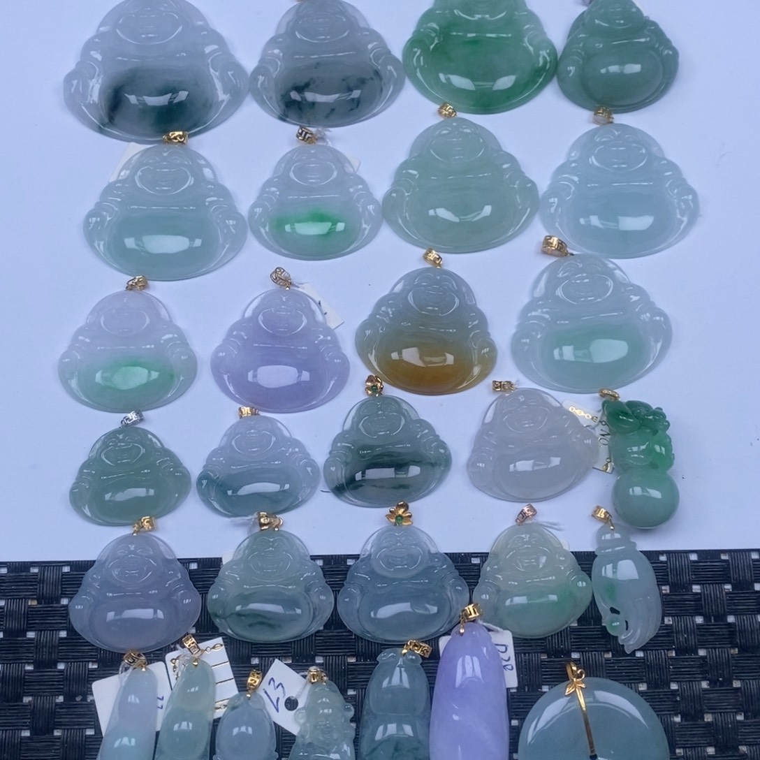 翡翠未镶嵌颈饰天然翡翠