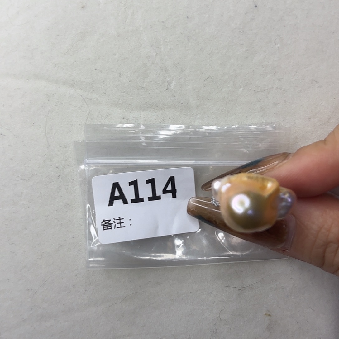 戒指淡水珍珠银S925镶嵌