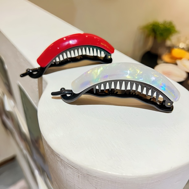 韩国醋酸France金标盘发扭扭夹大号后脑勺夹子拱桥简约韩系气质女