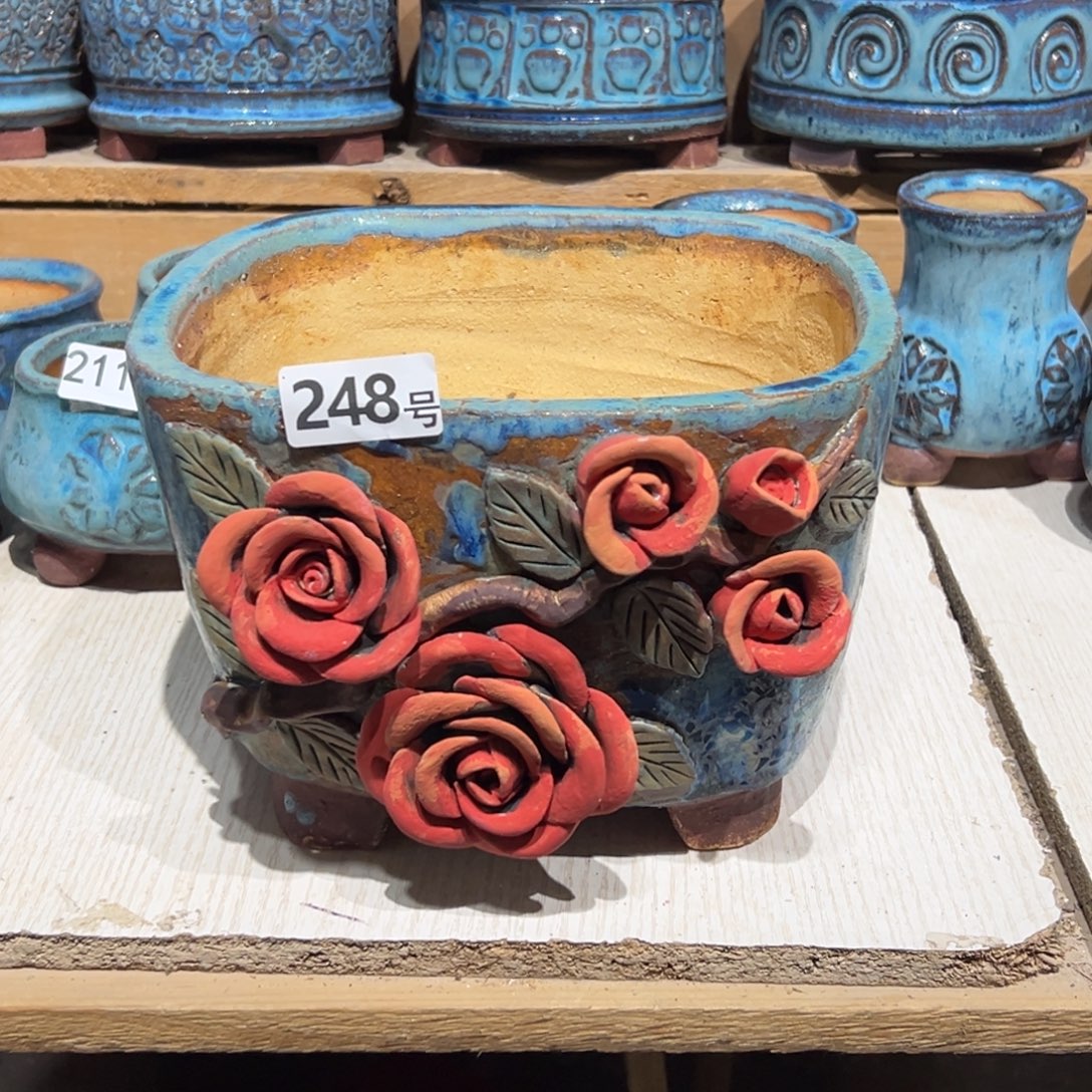 尚雅陶坊多肉花盆，内口径19×18瑕疵