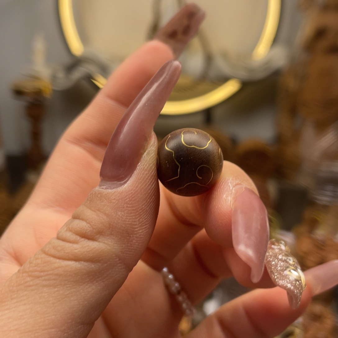 檀香木搓金祥云老山檀香