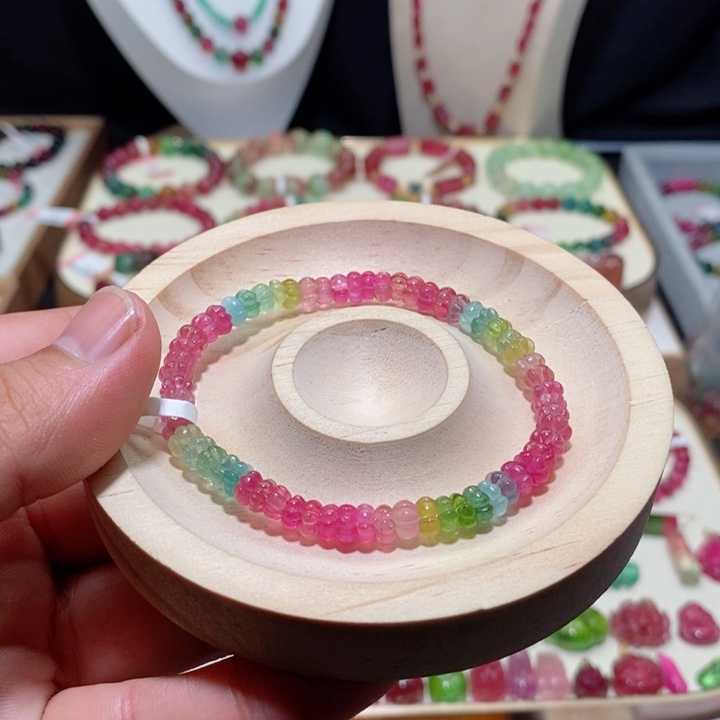 碧玺手链未镶嵌碧玺手链